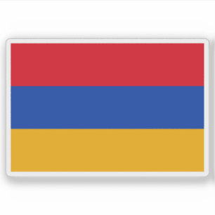 Flagge der ersten Republik Armenien (1918-1922) Aufkleber