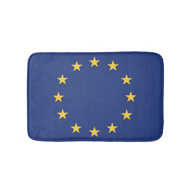 Flagge der Europäischen Gewerkschaft Badematte (Vorderseite)