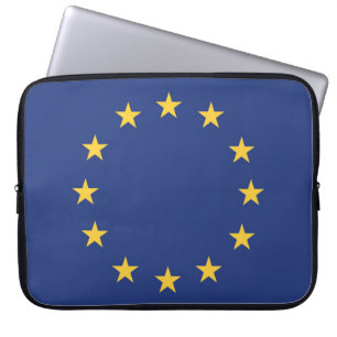 Flagge der Europäischen Gewerkschaft Laptopschutzhülle