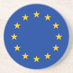 Flagge der Europäischen Union Getränkeuntersetzer