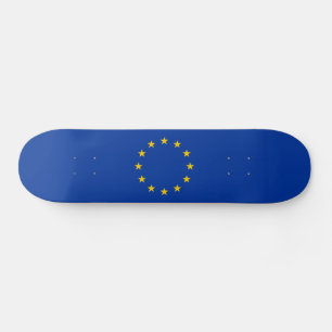 Flagge der Europäischen Union Skateboard