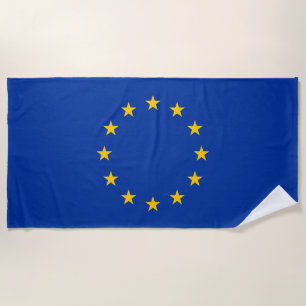 Flagge der Europäischen Union Strandtuch