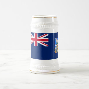 Flagge der Falklandinseln Bierglas