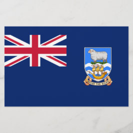 Flagge der Falklandinseln (Britisches Hoheitsgebie Briefpapier