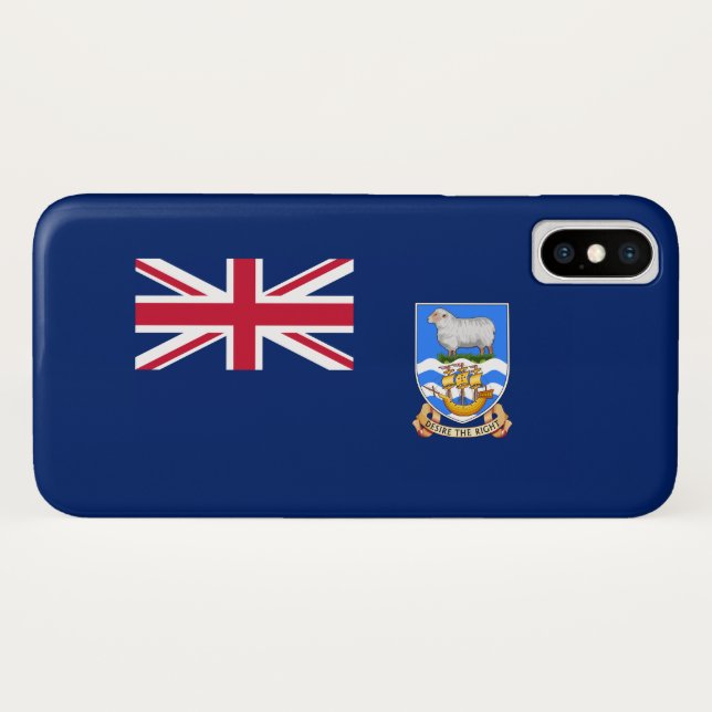 Flagge der Falklandinseln (Britisches Hoheitsgebie Case-Mate iPhone Hülle (Rückseite (Horizontal))