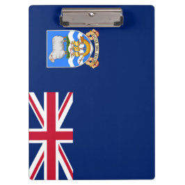 Flagge der Falklandinseln (Britisches Hoheitsgebie Klemmbrett