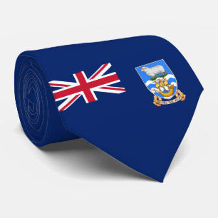 Flagge der Falklandinseln (Britisches Hoheitsgebie Krawatte