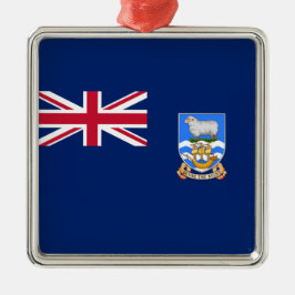 Flagge der Falklandinseln (Britisches Hoheitsgebie Ornament Aus Metall