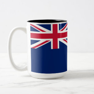 Flagge der Falklandinseln (Britisches Hoheitsgebie Zweifarbige Tasse