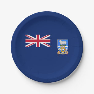 Flagge der Falklandinseln Pappteller