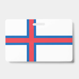 Flagge der Färöer Ausweis