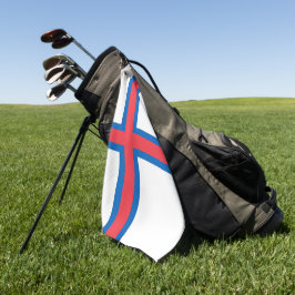 Flagge der Färöer Golfhandtuch
