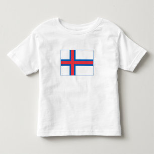 Flagge der Färöer-Inseln Kleinkind T-shirt