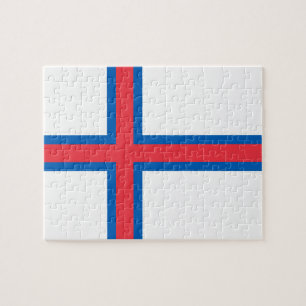 Flagge der Färöer Puzzle