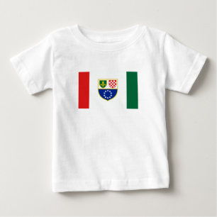 Flagge der Föderation Bosnien und Herzegowina Baby T-shirt