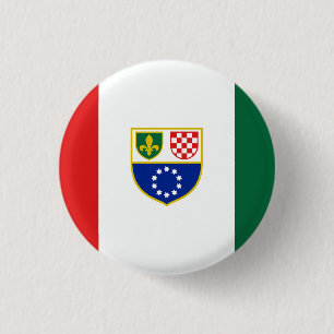 Flagge der Föderation Bosnien und Herzegowina Button