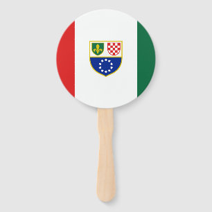 Flagge der Föderation Bosnien und Herzegowina Fächer