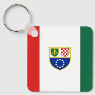 Flagge der Föderation Bosnien und Herzegowina Schlüsselanhänger