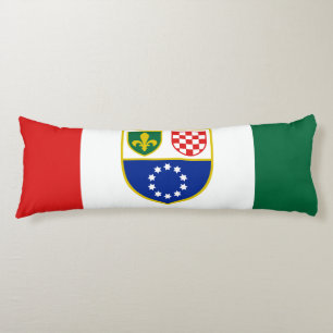 Flagge der Föderation Bosnien und Herzegowina Seitenschläferkissen