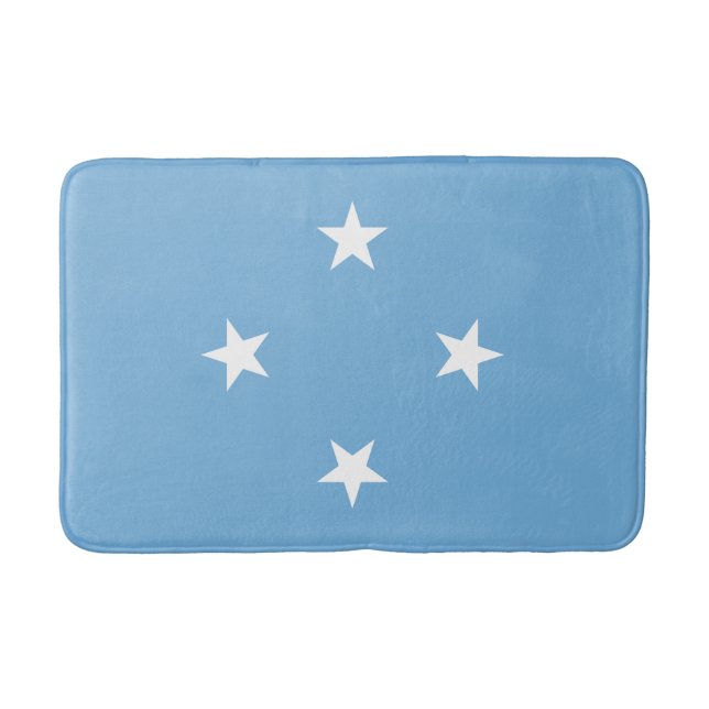 Flagge der Föderierten Staaten von Mikronesien Badematte (Vorderseite)