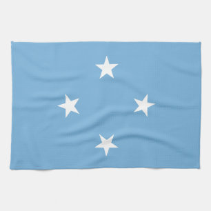 Flagge der Föderierten Staaten von Mikronesien Geschirrtuch