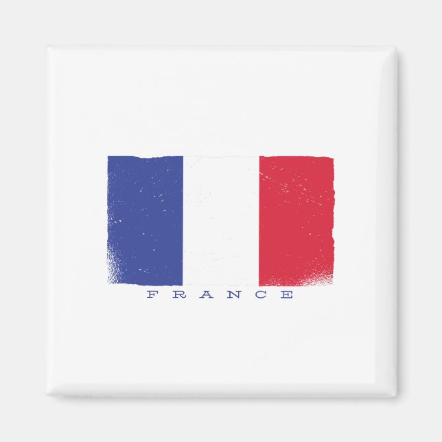 Flagge der Französischen Republik Magnet (Vorne)
