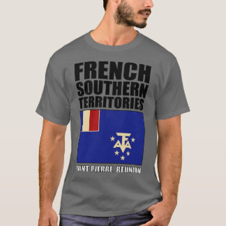 Flagge der französischen Südgebiete T-Shirt