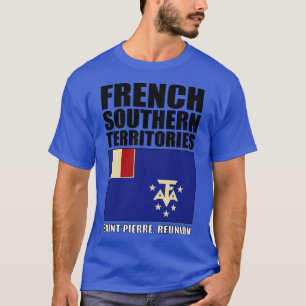 Flagge der französischen Südgebiete T-Shirt
