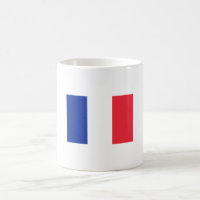 Flagge der französischen Tasse