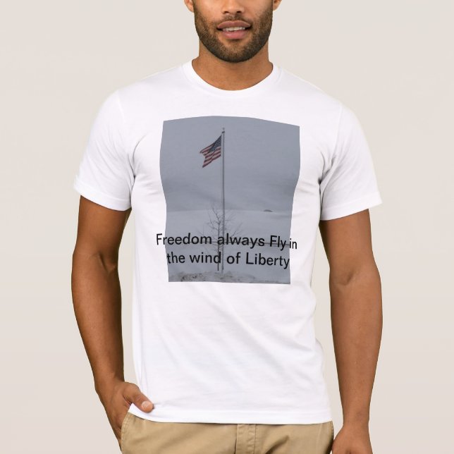 Flagge der Freiheit T-Shirt (Vorderseite)