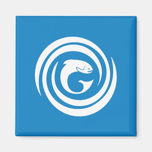 Flagge der gälisch-kanadischen Inseln Magnet (Vorne)