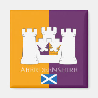 Flagge der Grafschaft Aberdeenshire, Schottland Magnet