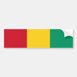 Flagge der Guinea (afrikanisches Land) Autoaufkleber