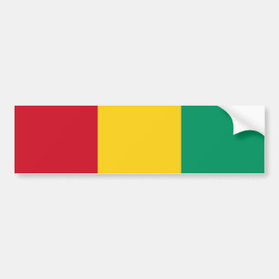 Flagge der Guinea (afrikanisches Land) Autoaufkleber