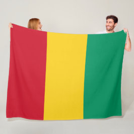 Flagge der Guinea (afrikanisches Land) Fleecedecke