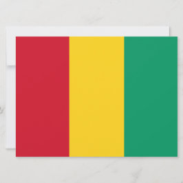 Flagge der Guinea (afrikanisches Land) Karte