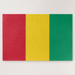Flagge der Guinea (afrikanisches Land) Puzzle