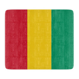 Flagge der Guinea (afrikanisches Land) Schneidebrett