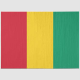 Flagge der Guinea (afrikanisches Land) Seidenpapier