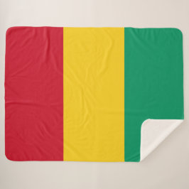 Flagge der Guinea (afrikanisches Land) Sherpadecke