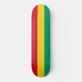 Flagge der Guinea (afrikanisches Land) Skateboard