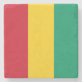 Flagge der Guinea (afrikanisches Land) Steinuntersetzer