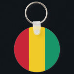 Flagge der Guinea Schlüsselanhänger<br><div class="desc">Flagge der Guinea</div>