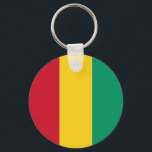 Flagge der Guinea Schlüsselanhänger<br><div class="desc">Flagge der Guinea</div>