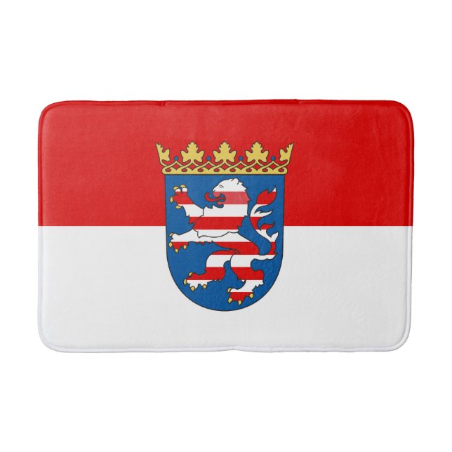 Flagge der Hesse Bath Mat Badematte (Vorderseite)