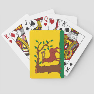 Flagge der historischen Grafschaft Berkshire Spielkarten