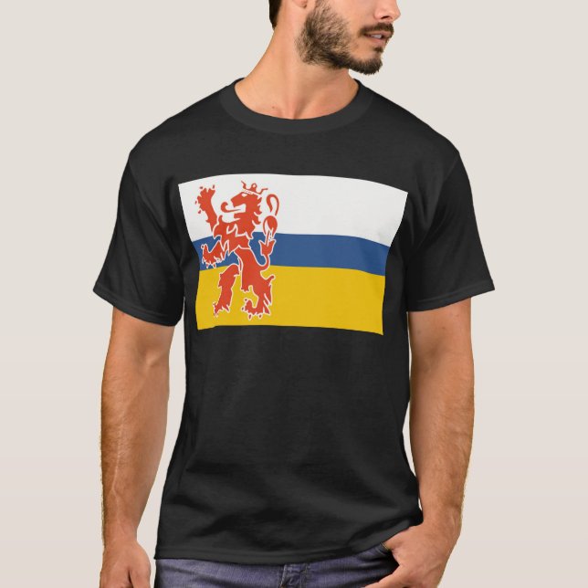 Flagge der Holländer Limburg T-Shirt (Vorderseite)