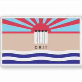 Flagge der Indianervölker des Colorado River, USA Aufkleber