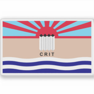 Flagge der Indianervölker des Colorado River, USA Aufkleber