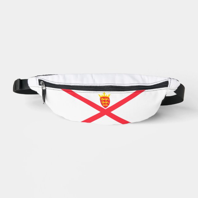 Flagge der Insel Jersey Bauchtasche (Vorderseite)